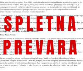 Opozorilo pred spletno prevaro